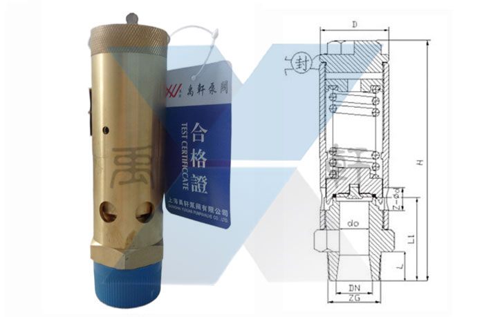 A28X-16T外螺纹弹簧式安全阀(图1)